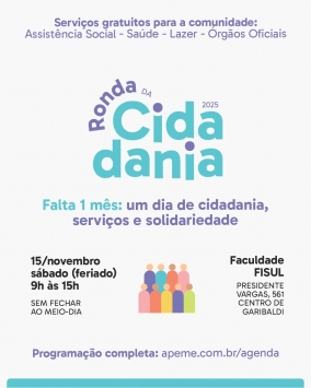 Contagem regressiva para a Ronda da Cidadania!